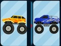 Gra Pamięć Extreme Monster Trucks  w Internecie