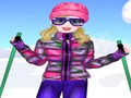 Gra Happy Dressup narciarski  w Internecie