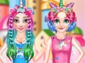 Gra Salon fryzjerski Rainbow Unicorn  w Internecie
