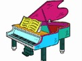 Gra Powrót do szkoły: kolorowanki pianina w Internecie