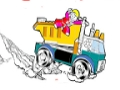 Gra Kolorowanki Lego Trucks  w Internecie