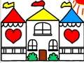 Gra Powrót do szkoły Kolorowanka DOLLHOUSE  w Internecie