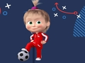 Gra Masza i Niedźwiedź Piłka nożna  w Internecie
