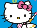 Gra Kolor według numeru z Hello Kitty  w Internecie
