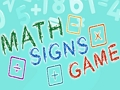 Gra Gra znaków matematycznych w Internecie