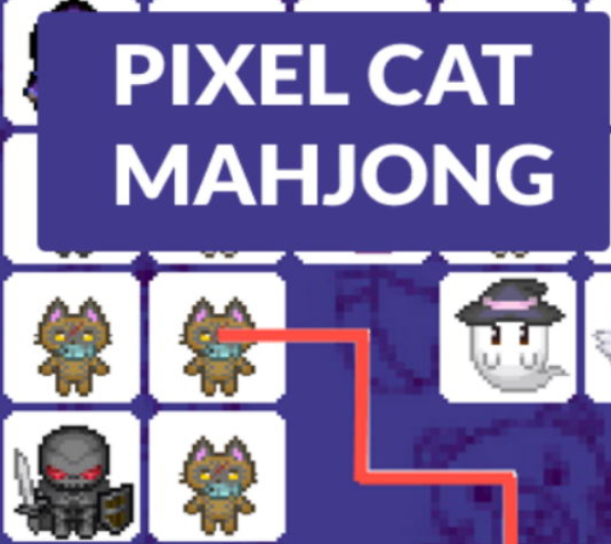 Gra Pikselowy kot mahjong  w Internecie