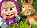 Gra Kolekcja puzzli Masza i Niedźwiedź  w Internecie