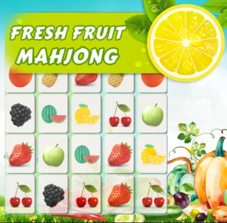 Gra Mahjong ze świeżymi owocami  w Internecie