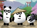 Gra 3 pandy w Japonii HTML5  w Internecie