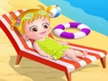 Gra Mała Hazel na plaży  w Internecie