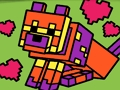 Gra Łatwa kolorowanka dla dzieci Mineblox  w Internecie