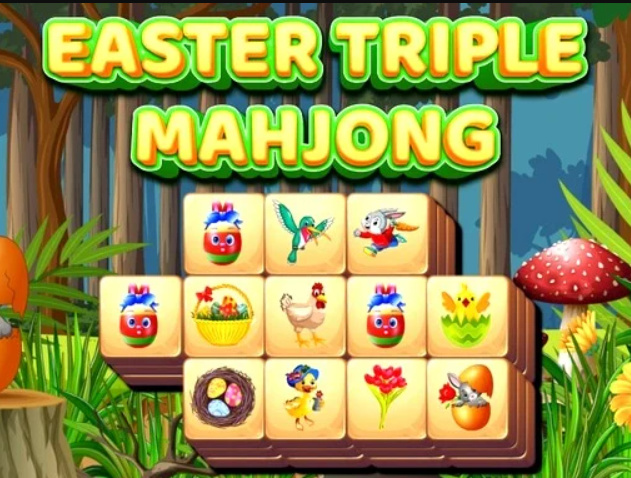 Gra Wielkanocny Potrójny Mahjong  w Internecie