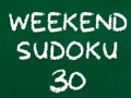 Gra Weekendowe Sudoku 30  w Internecie