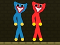 Gra Czerwony i niebieski Stickman Huggy  w Internecie