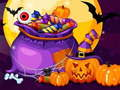 Gra Halloweenowe puzzle z Domem Czarownicy  w Internecie