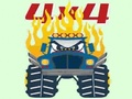 Gra Kolorowanki Monster Trucks  w Internecie