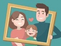 Gra Szczęśliwa rodzina puzzle  w Internecie