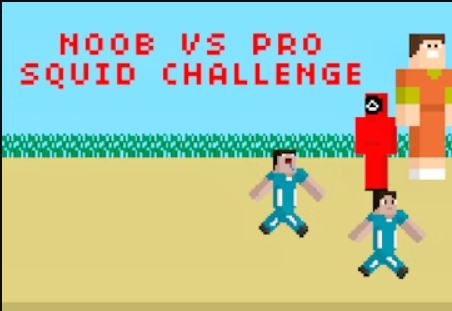 Gra Noob vs Pro Squid Challenge w Internecie