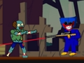 Gra Huggy Wuggy kontra zombie  w Internecie