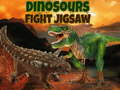 Gra Układanka walki dinozaurów  w Internecie