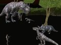 Gra Polowanie na dinozaury w trybie wieloosobowym o północy  w Internecie