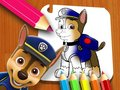 Gra Psi Patrol: kolorowanka  w Internecie