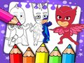 Gra Kolorowanka z maskami PJ  w Internecie