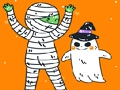 Gra Halloweenowa układanka potworów  w Internecie