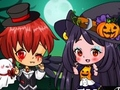 Gra Halloweenowa para chibi  w Internecie