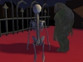 Gra Halloweenowe wyzwanie Parkour dla 2 graczy  w Internecie