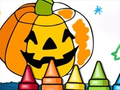 Gra Gry kolorowanki na Halloween  w Internecie