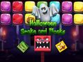 Gra Halloweenowy wąż i bloki  w Internecie
