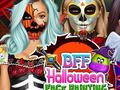 Gra Halloweenowe malowanie twarzy BFF  w Internecie