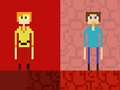 Gra Stickman Steve kontra Alex Nether  w Internecie