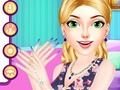 Gra Piękny manicure rozgwieżdżonego nieba 2  w Internecie