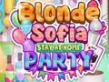 Gra Blondynka Sofia zostaje na imprezie domowej  w Internecie
