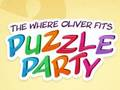 Gra Zabawa „Gdzie Oliver pasuje do puzzli”.  w Internecie