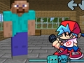 Gra Friday Night Funkin' kontra Steve z Minecrafta  w Internecie
