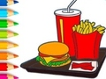 Gra Kolorowanka: Hamburger  w Internecie