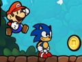 Gra Super Mario i Sonic  w Internecie