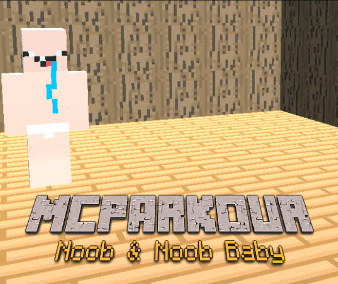 Gra MC Parkour Noob i Noob Baby w Internecie