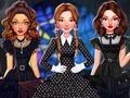 Gra Styl celebrytki Wednesday Addams  w Internecie
