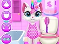 Gra Codzienna pielęgnacja Kitty Unicorn  w Internecie