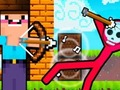 Gra Noob Archer kontra Stickman Zombie  w Internecie