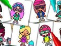 Gra Toca Boca: projektantka odzieży  w Internecie