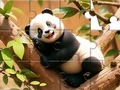 Gra Układanka: Panda na drzewie  w Internecie