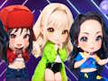 Gra Czarna różowa maszyna do pazurów Chibi  w Internecie