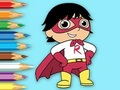 Gra Kolorowanka: Super-Ryan  w Internecie