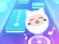 Gra Muzyczny kot! Płytki fortepianowe Gra 3D  w Internecie