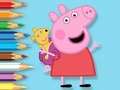 Gra Kolorowanka: Peppa Z Zabawkowym Misiem  w Internecie